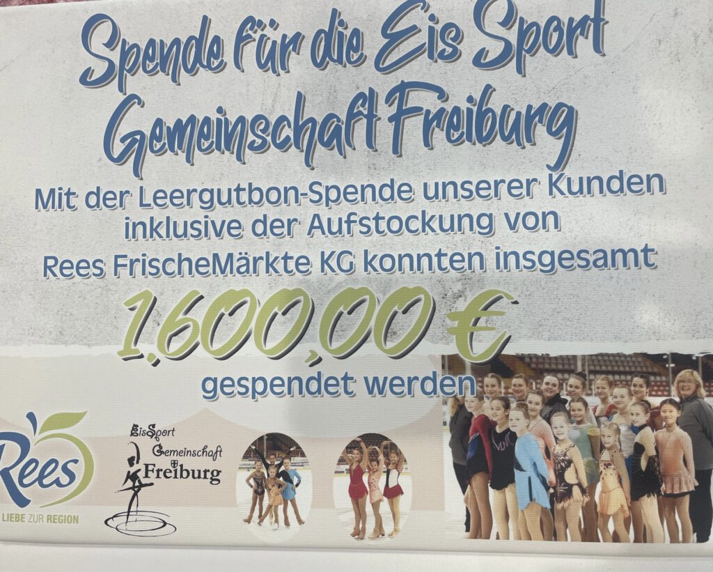 Spende Eissportgemeinschaft Freiburg